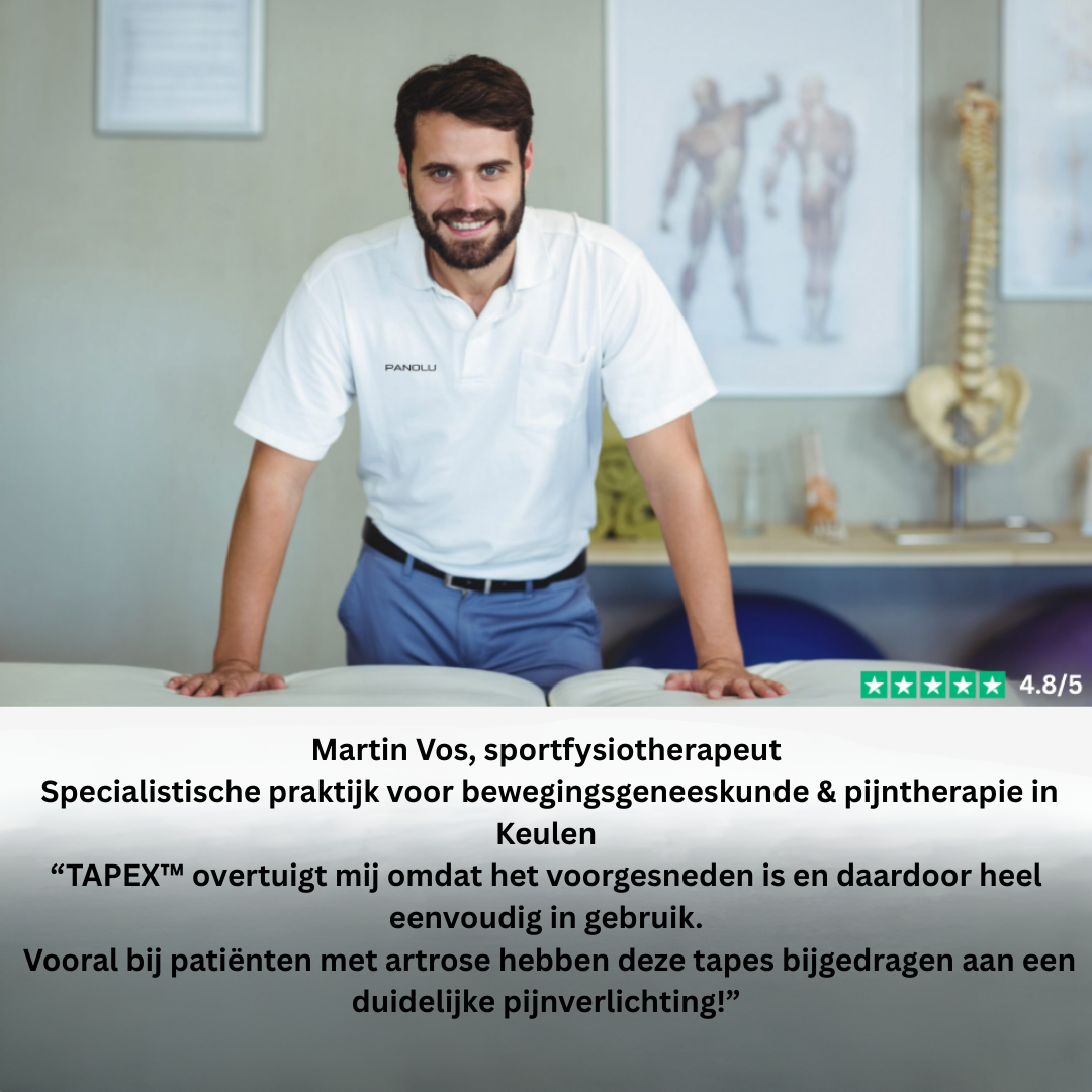 Tapex™ Knie Tape – Directe Ondersteuning & Pijnverlichting