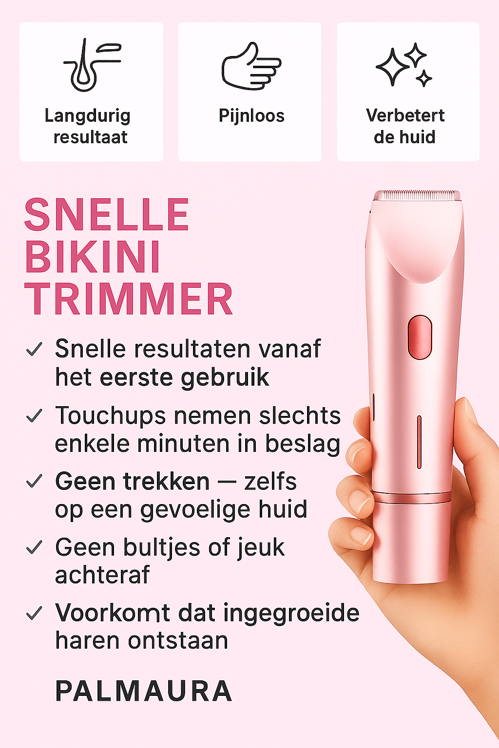 Bikiniskin™ - 2-in-1 Pijnloze Bikinilijn Trimmer