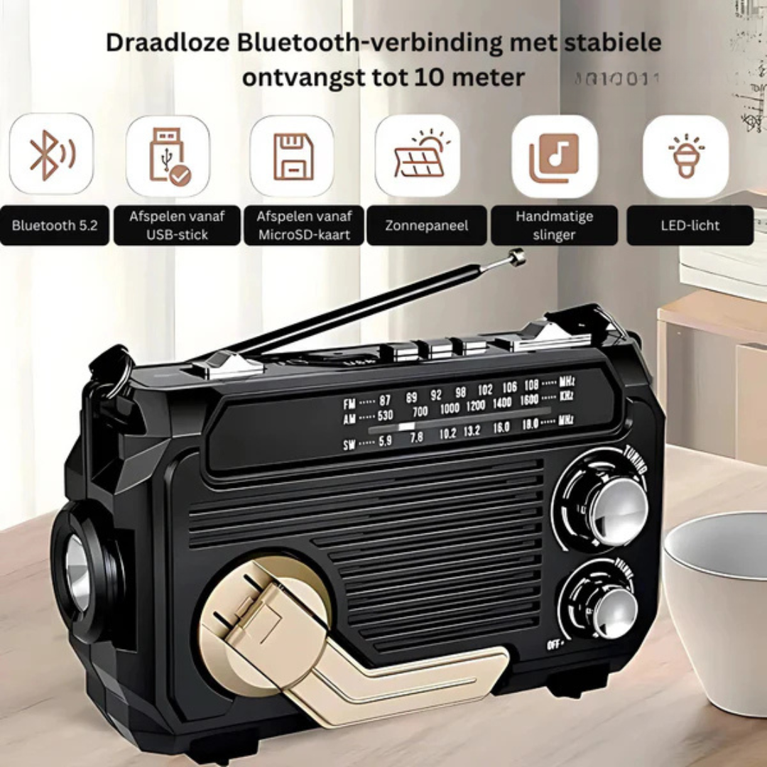 StormGuard™ Noodradio – Altijd voorbereid!