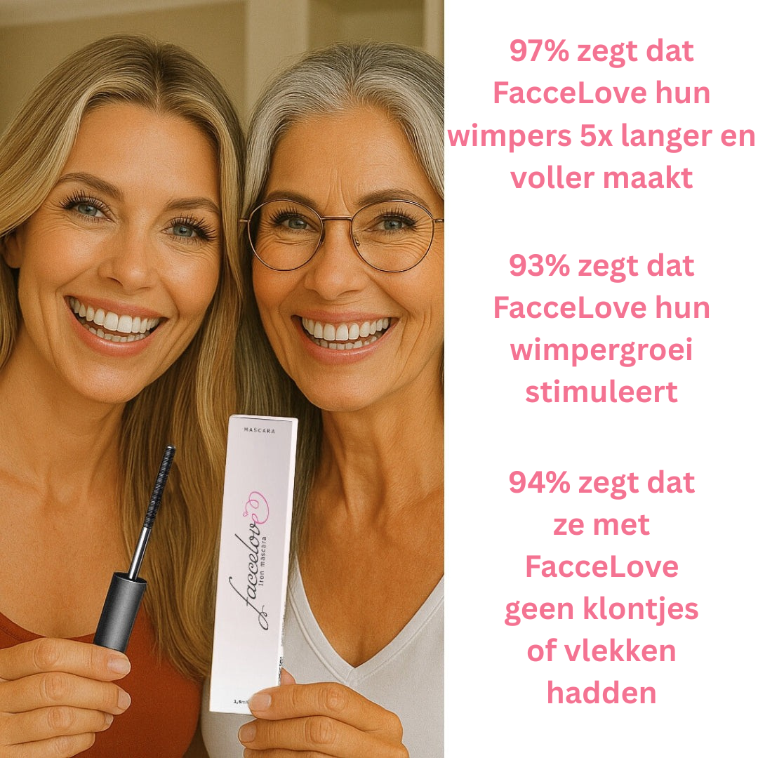 Faccelove LashLuxe™ -  Natuurlijke, verlengende en voedende mascara